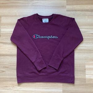 Purple Champion crewneck